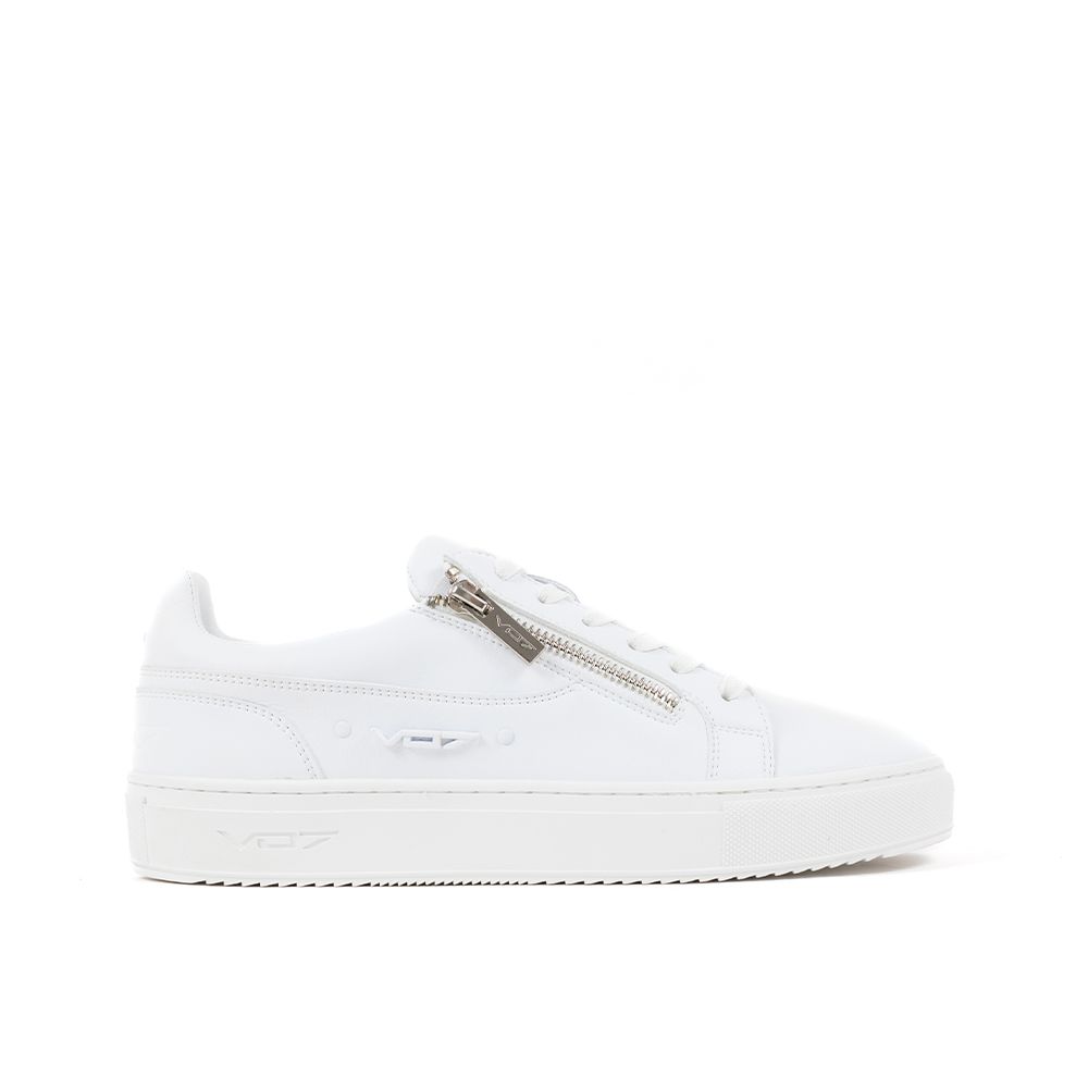 VO7 Baskets de Luxe Roma Pur Homme Blanc