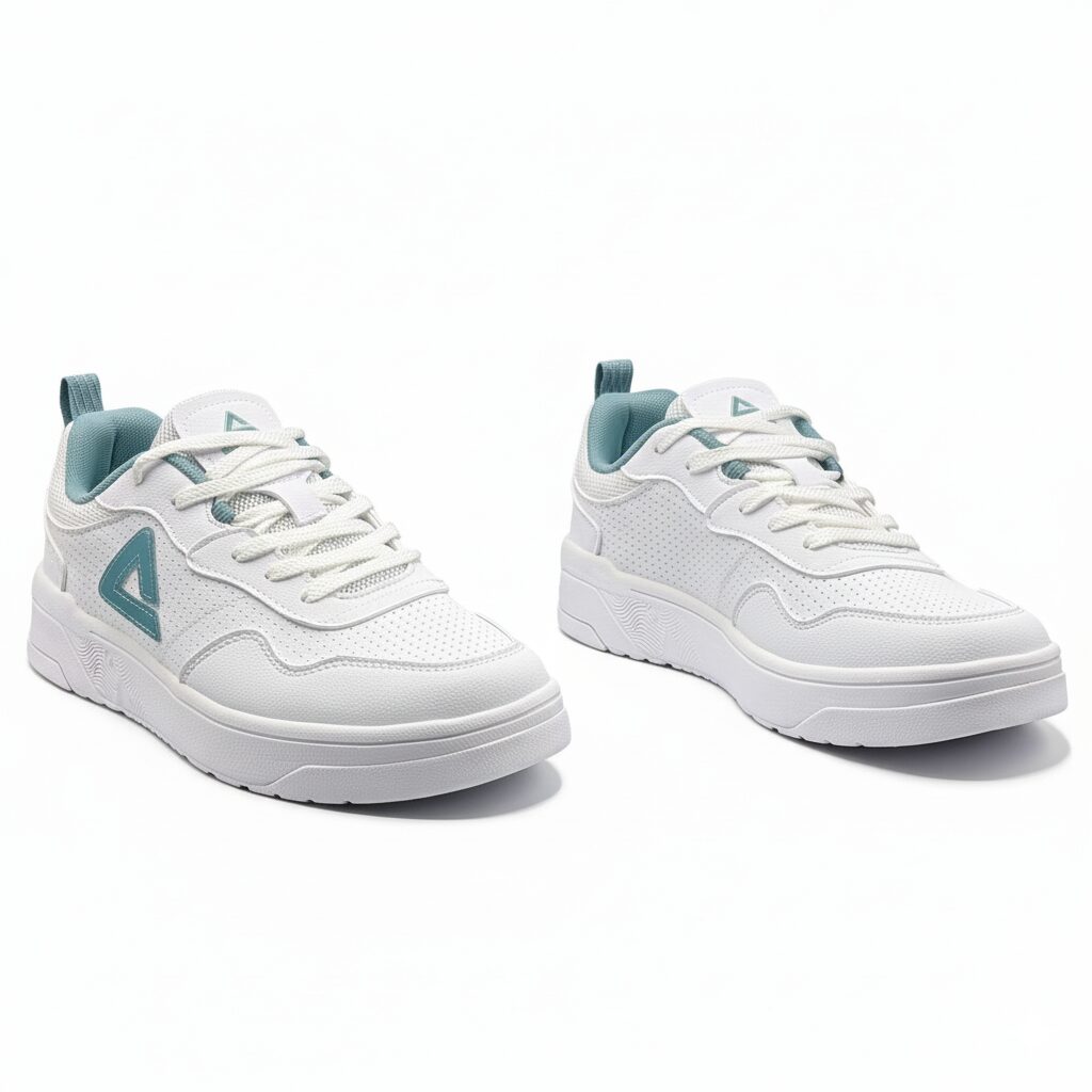 Peak Taichi Casual Flat Shoes White/Green