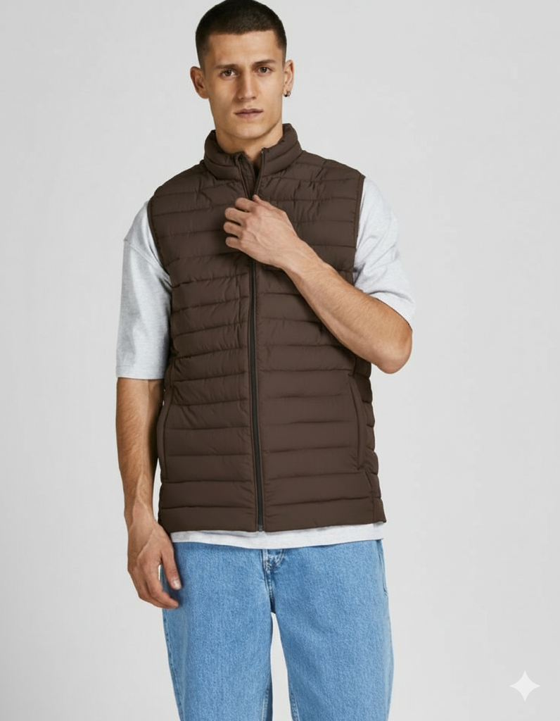 Jack & Jones Gilet Seal Brown
