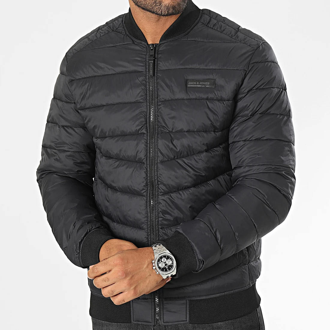 Jack & Jones Bomber Jacket Black