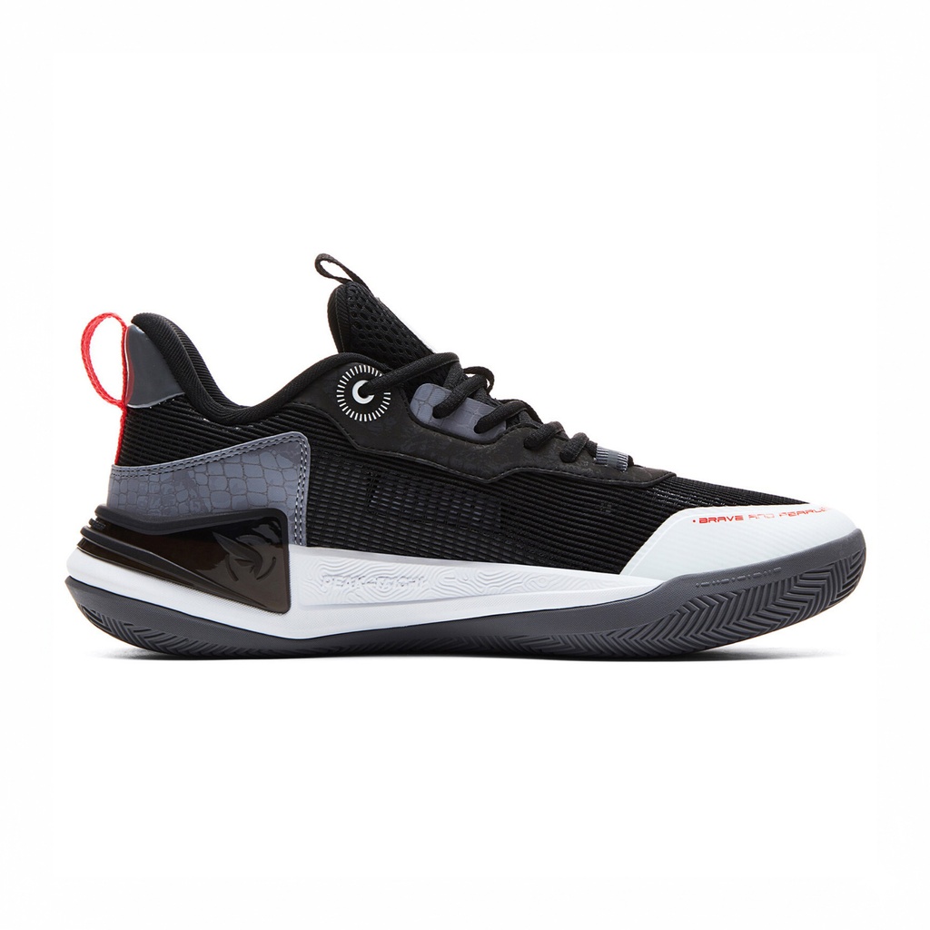Peak Taichi Basketball Match Shoes-Black/White