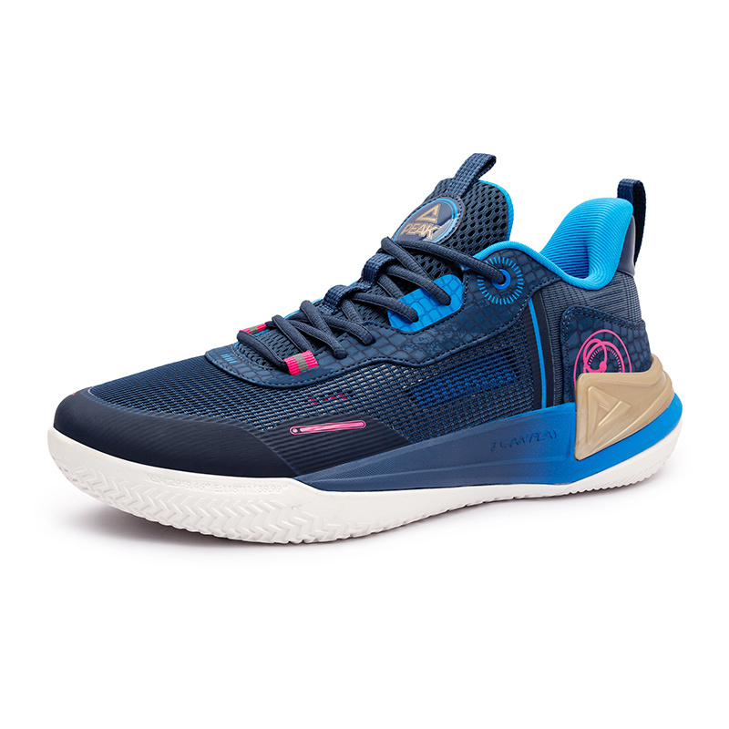 Peak Taichi Basketball Match Shoes-Dk.Blue