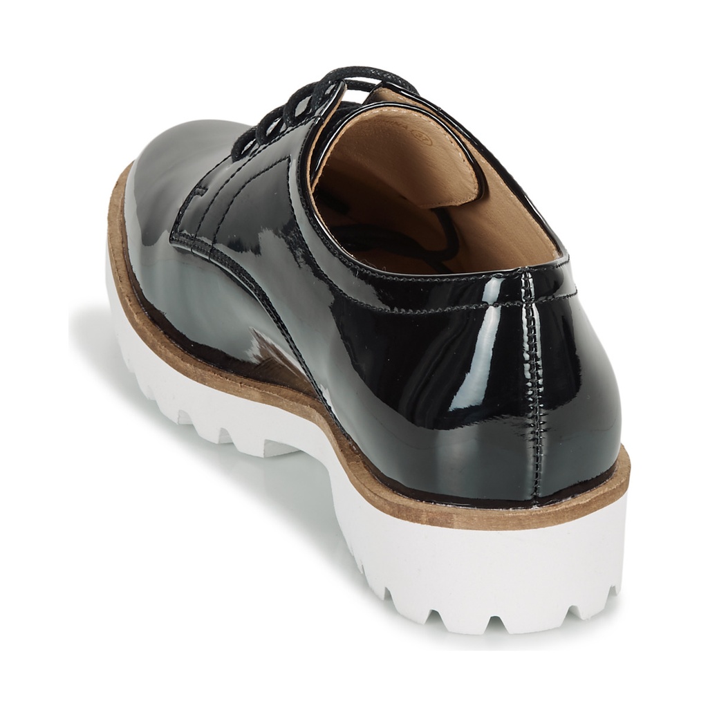 Andre Derby Femme Eddyth Cuir Noir Verni