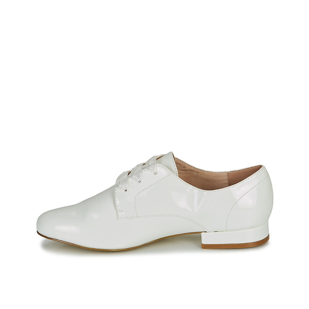 Andre Derby Femme Ernestine Cuir Blanc