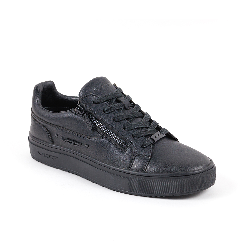 Vo7 Baskets De Luxe Roma Pur Homme Noir
