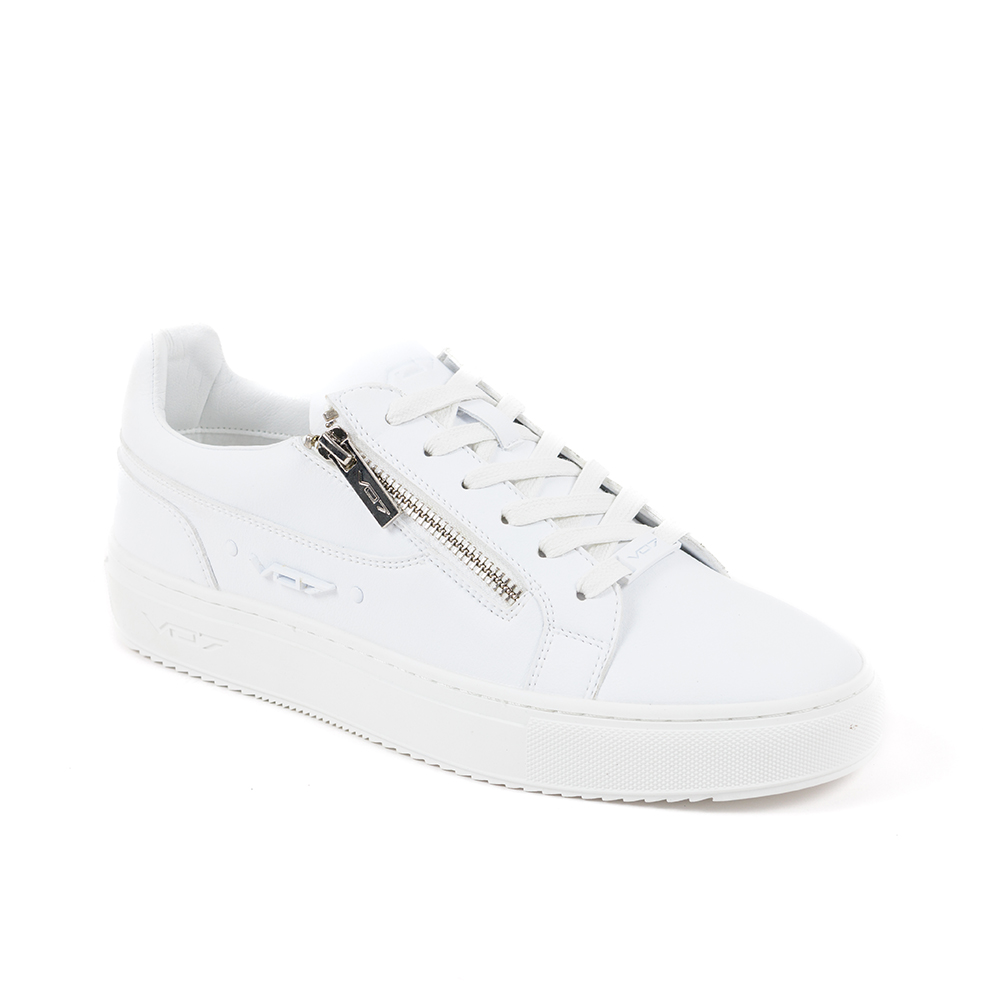 Vo7 Baskets De Luxe Roma Pur Homme Blanc