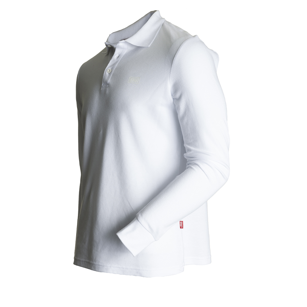 Depart Polo A Manches Homme Blanc