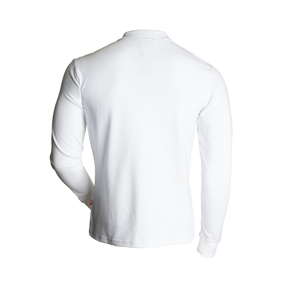 Depart Polo A Manches Homme Blanc