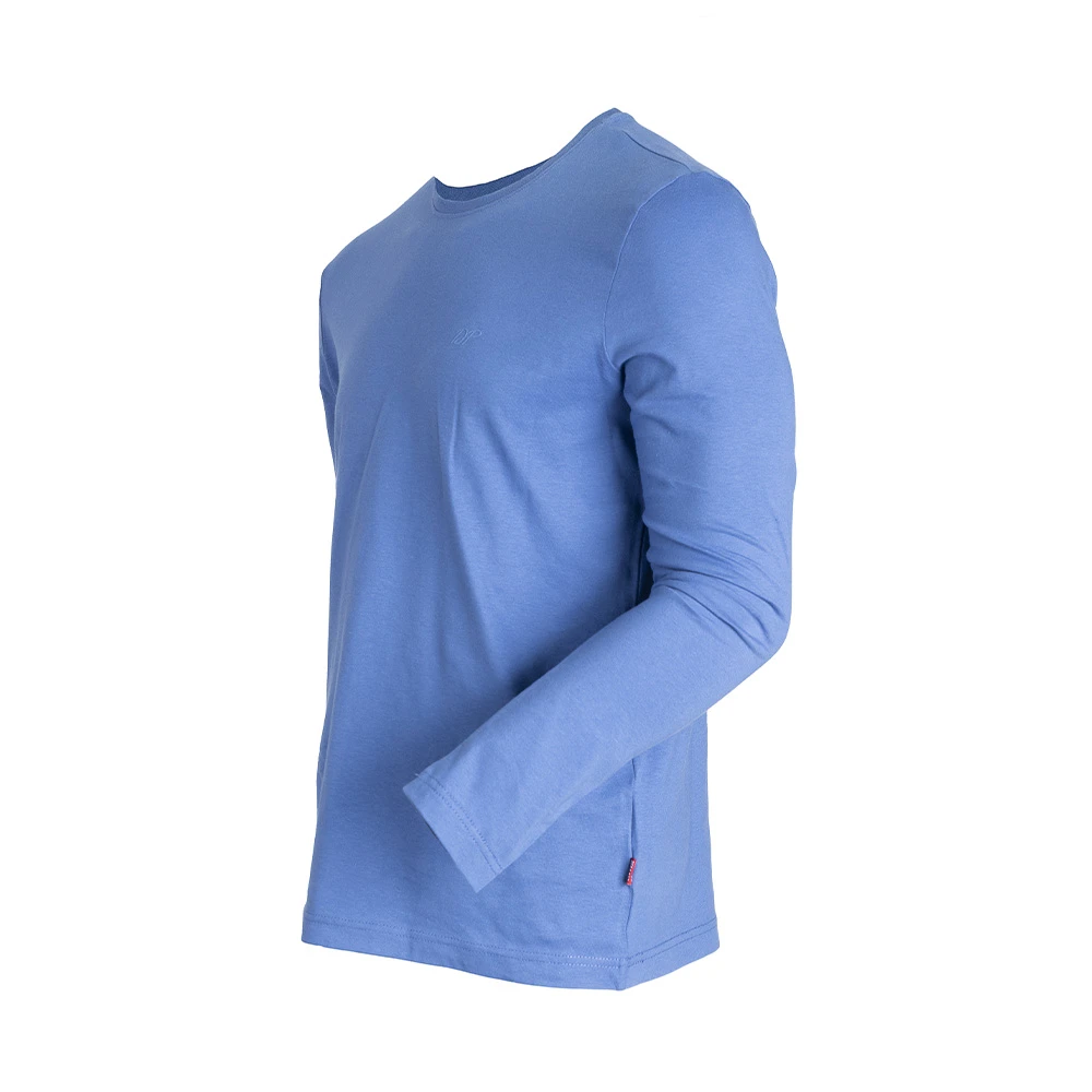 Depart T-Shirt A Manches Hommes Bleu Claire