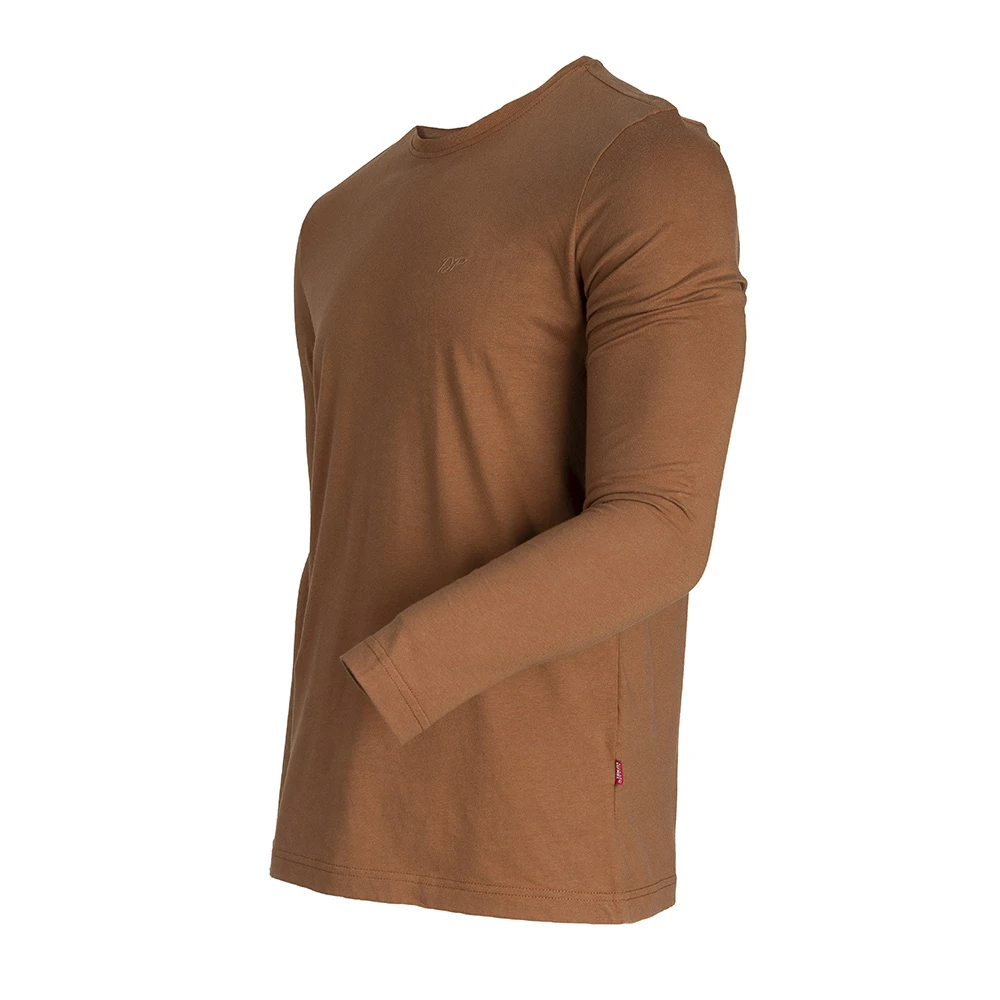 Depart T-Shirt A Manches Hommes Marron