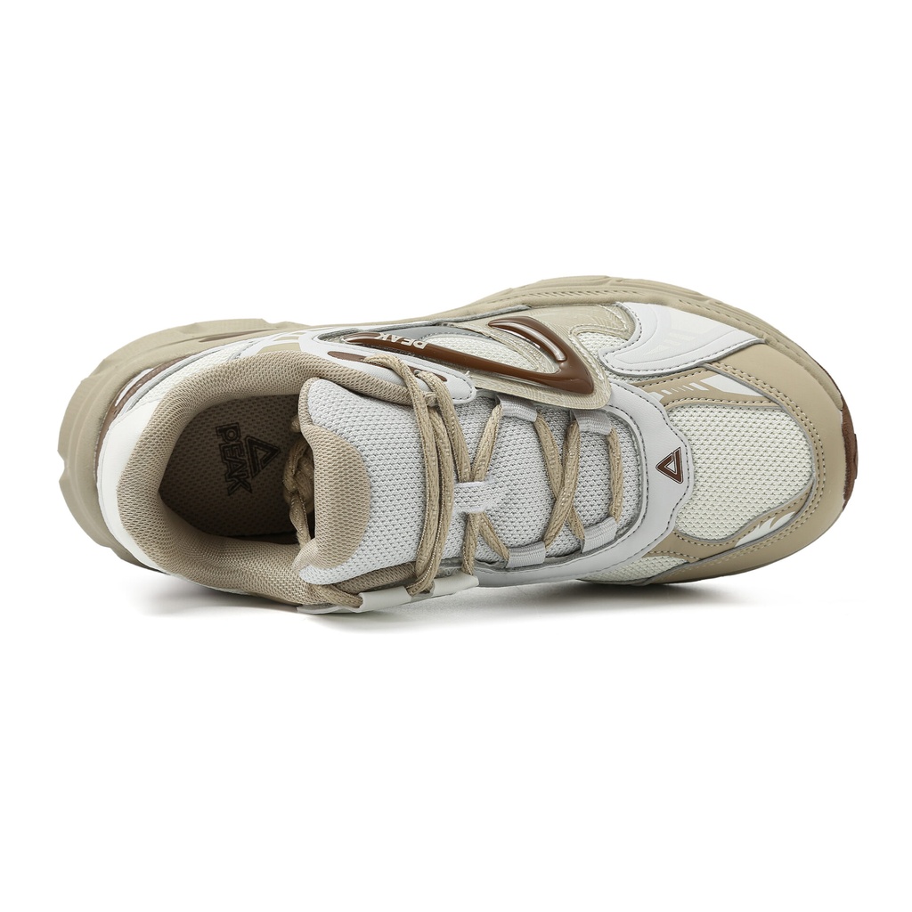 Peak Kids Casual Shoes Off White/Brown