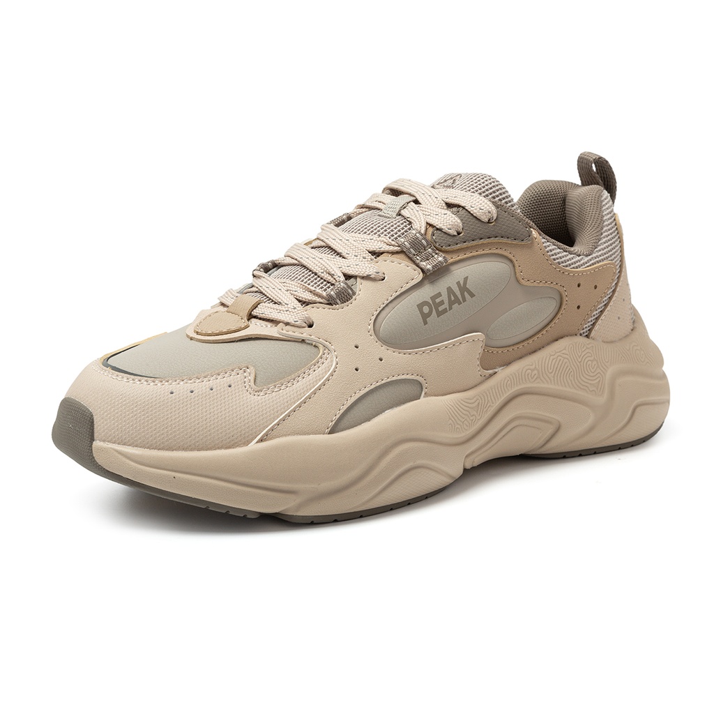 Peak Taichi Retro Casual Shoes Oatmeal Color