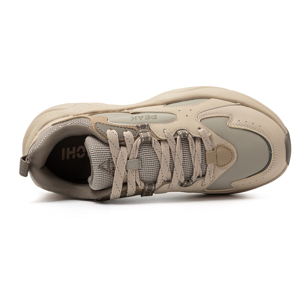 Peak Taichi Retro Casual Shoes Oatmeal Color