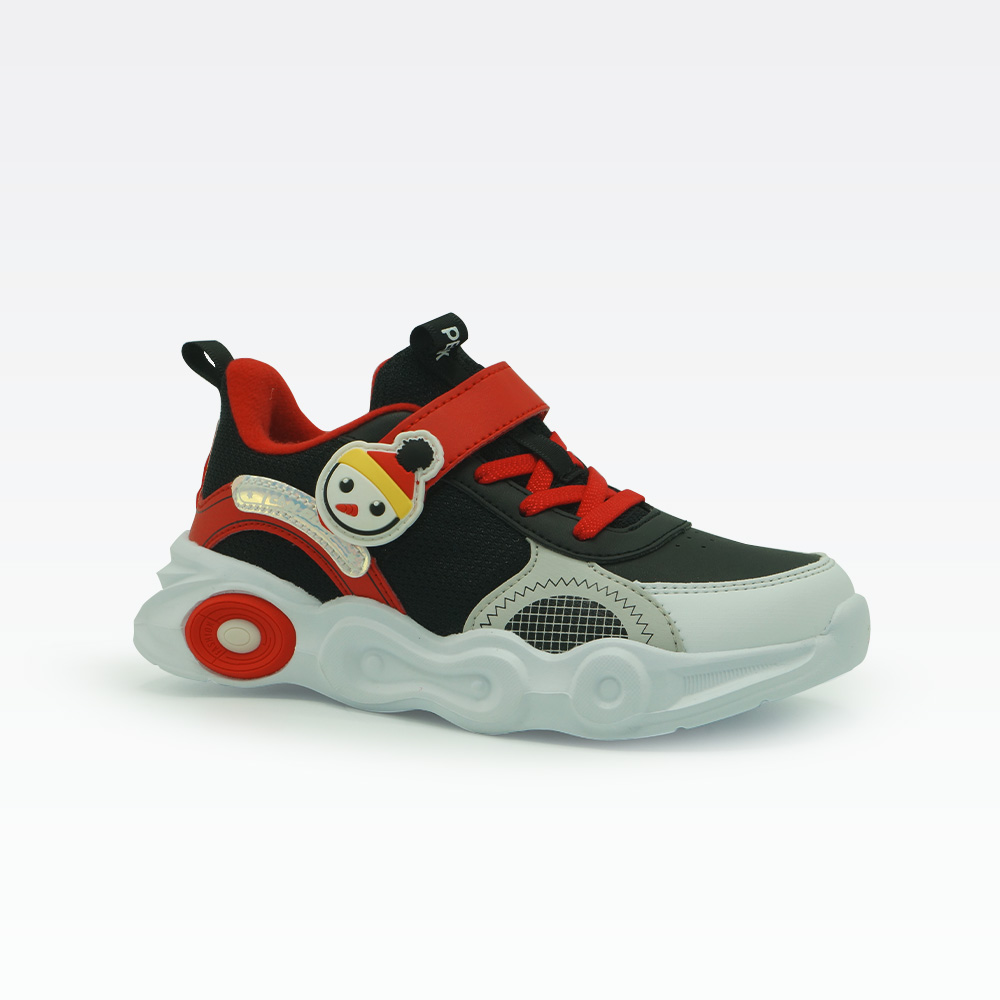 Kids Running Shoes Black Red