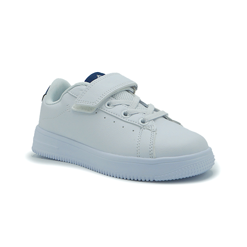 Kids Casual Shoes White Navy