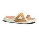 Peak Taichi Slippers  Canvas White/Toffee Brown