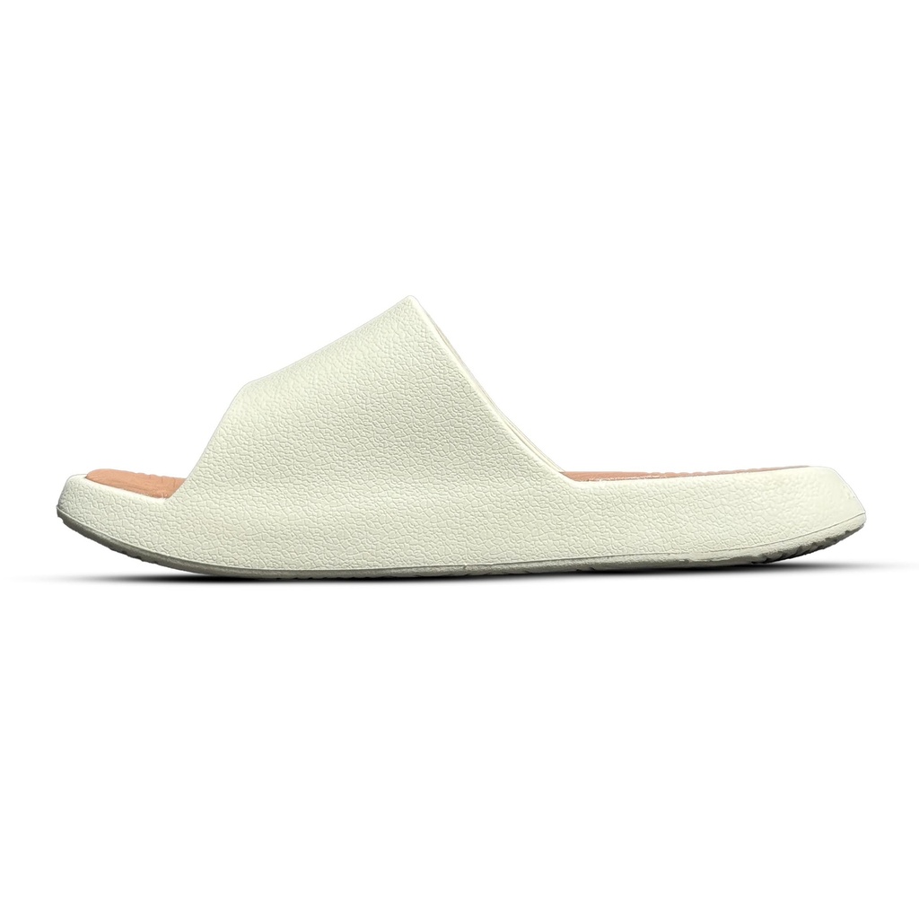 Peak Taichi Slippers  Canvas White/Toffee Brown