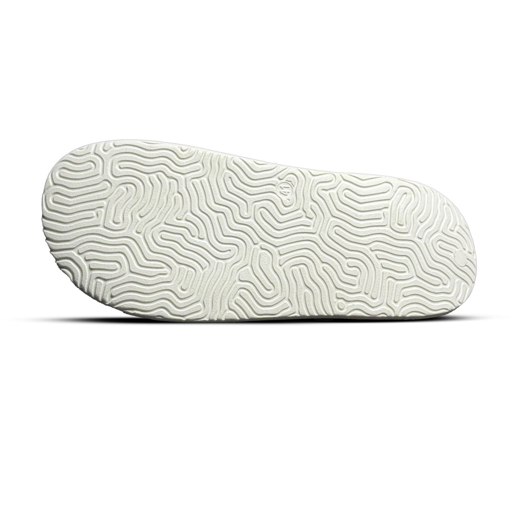 Peak Taichi Slippers  Canvas White/Toffee Brown