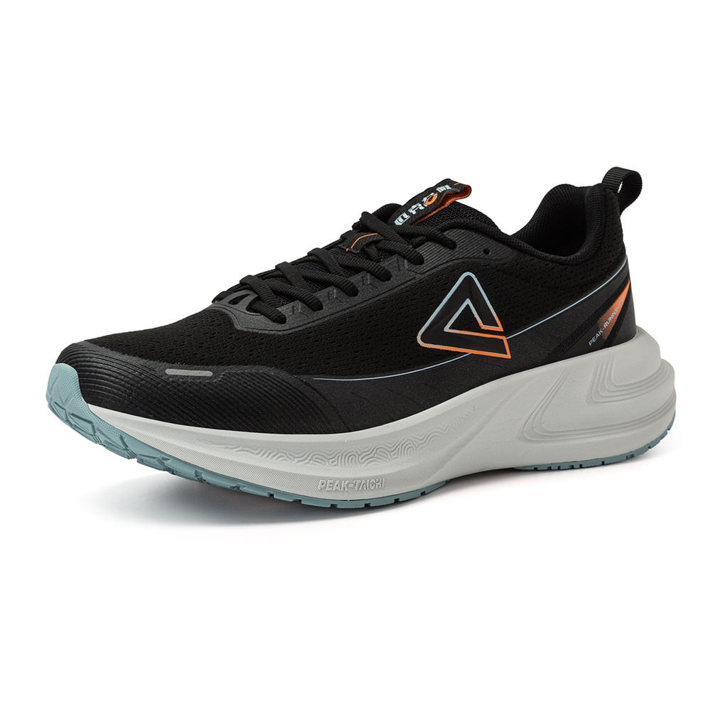 Peak Taichi Cushion Running Shoes Black/Lt.Grey