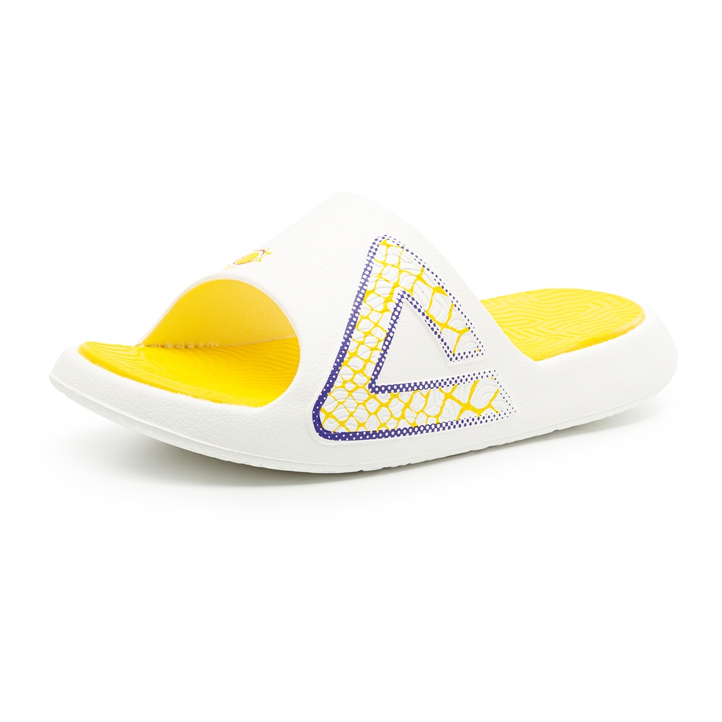 Peak Taichi Sports Slippers White/Yellow