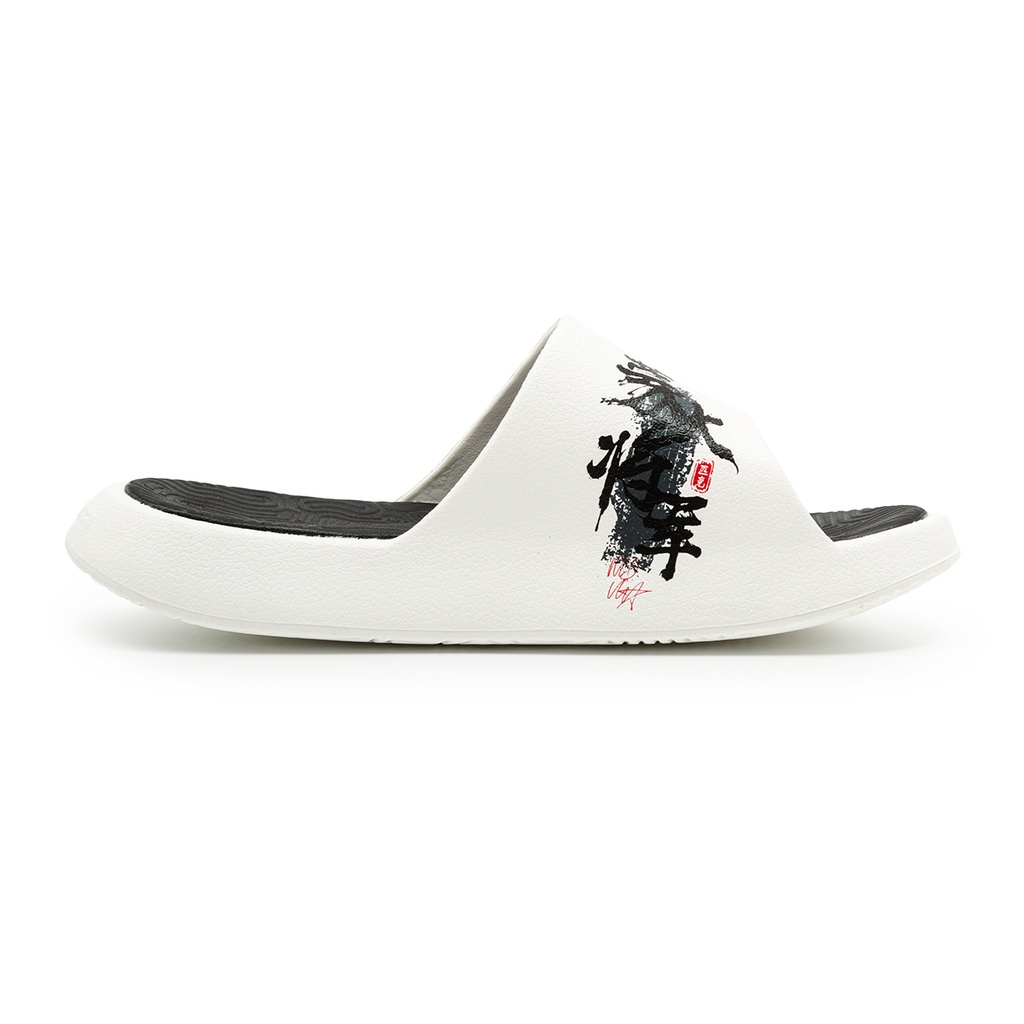Peak Taichi Sports Slippers White/Black