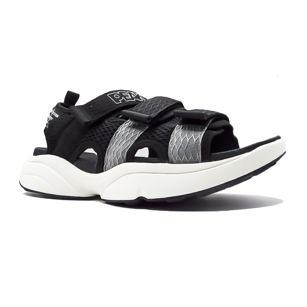 Peak Taichi Sandals Black/Grey/Milky White