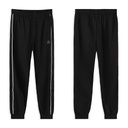 Peak Knitted Tracksuit Black