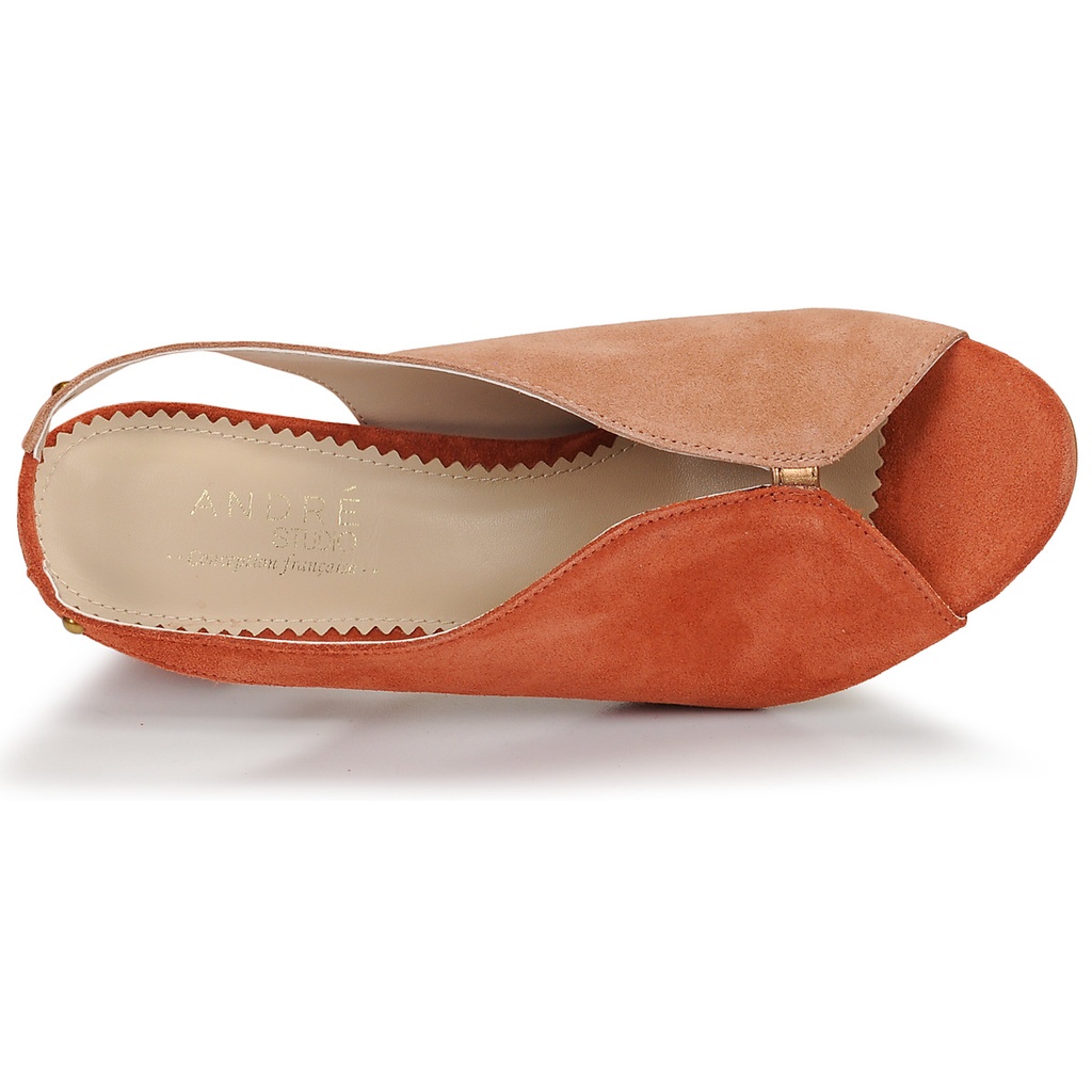 Andre Escarpins
 Femme Lillusioniste Daim Orange