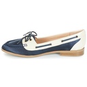 Andre Mocassins
 Femme Cuir Bleu Beige