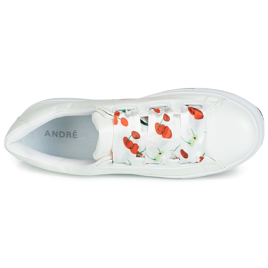Andre Baskets
 Femme Solange Cuir Blanc