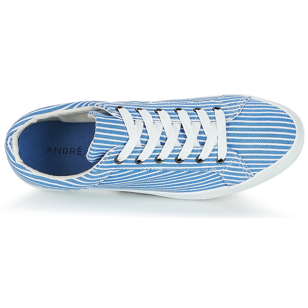 Andre Espadrilles
 Femme Sesame Textile Bleu