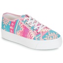 Andre Espadrilles
 Femme Textile Bleu Rose