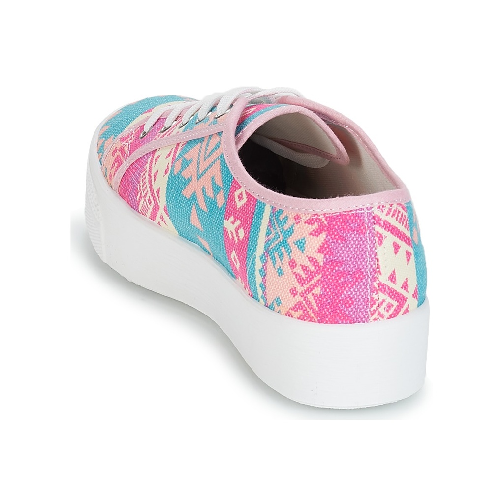 Andre Espadrilles
 Femme Textile Bleu Rose