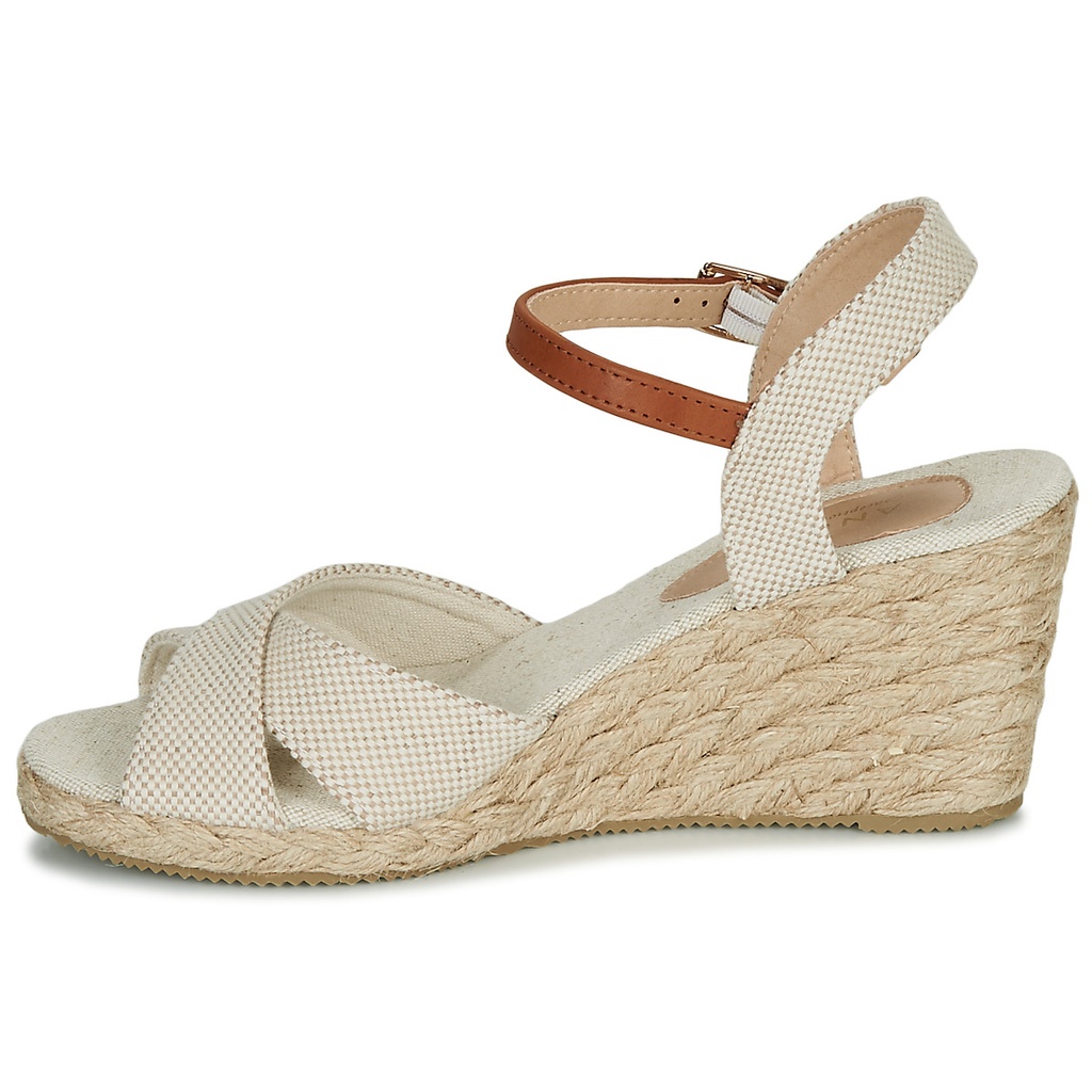 Andre Sandales
 Femme Pauletta Textile Beige