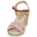 Andre Sandales
 Femme Pauletta Textile Rouge