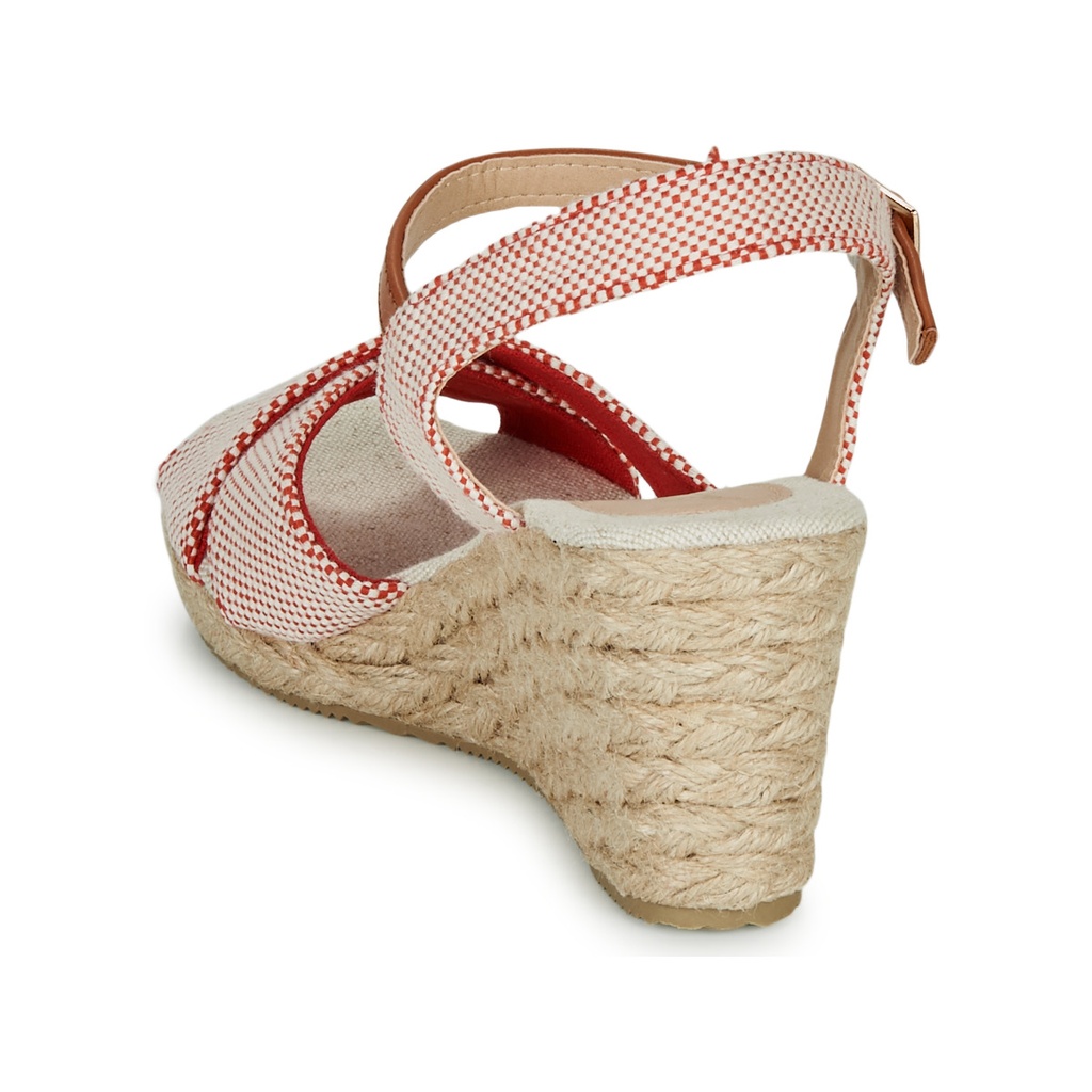 Andre Sandales
 Femme Pauletta Textile Rouge