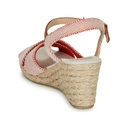 Andre Sandales
 Femme Pauletta Textile Rouge
