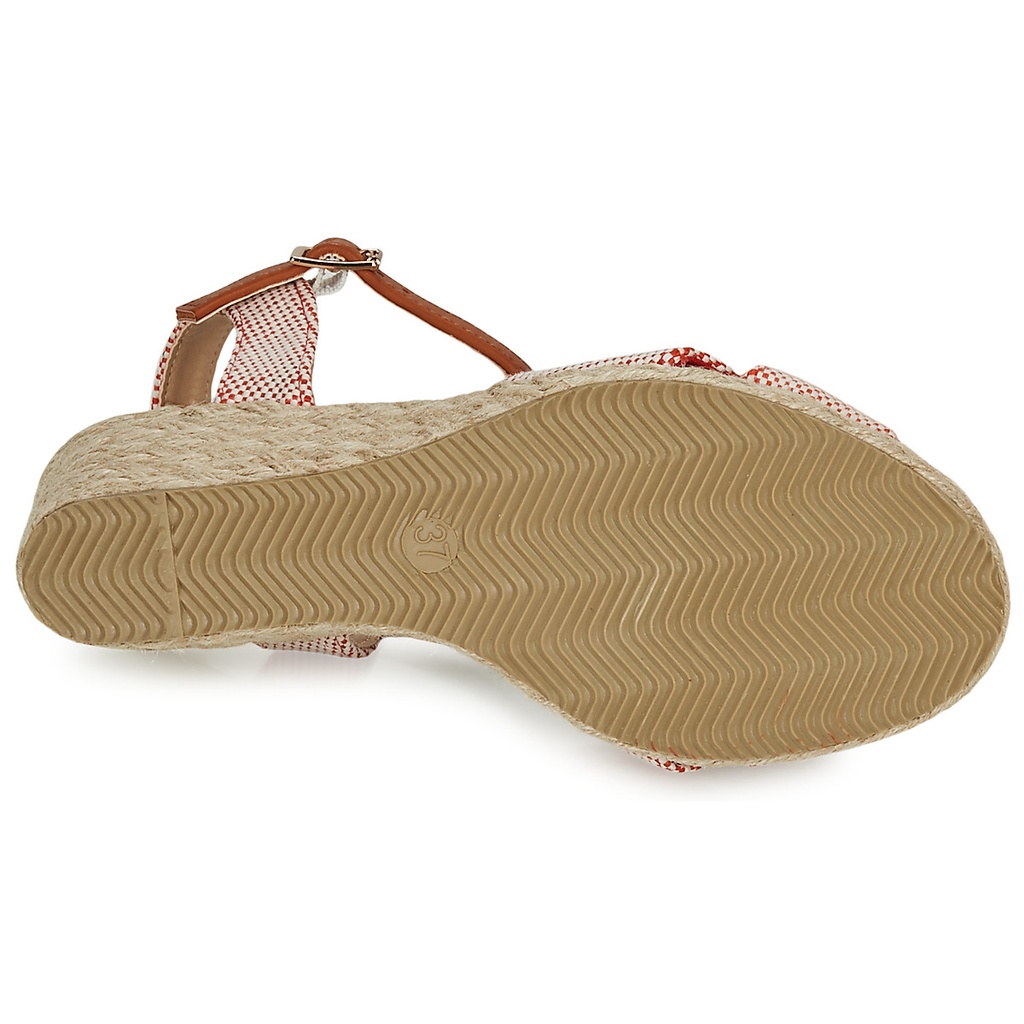 Andre Sandales
 Femme Pauletta Textile Rouge