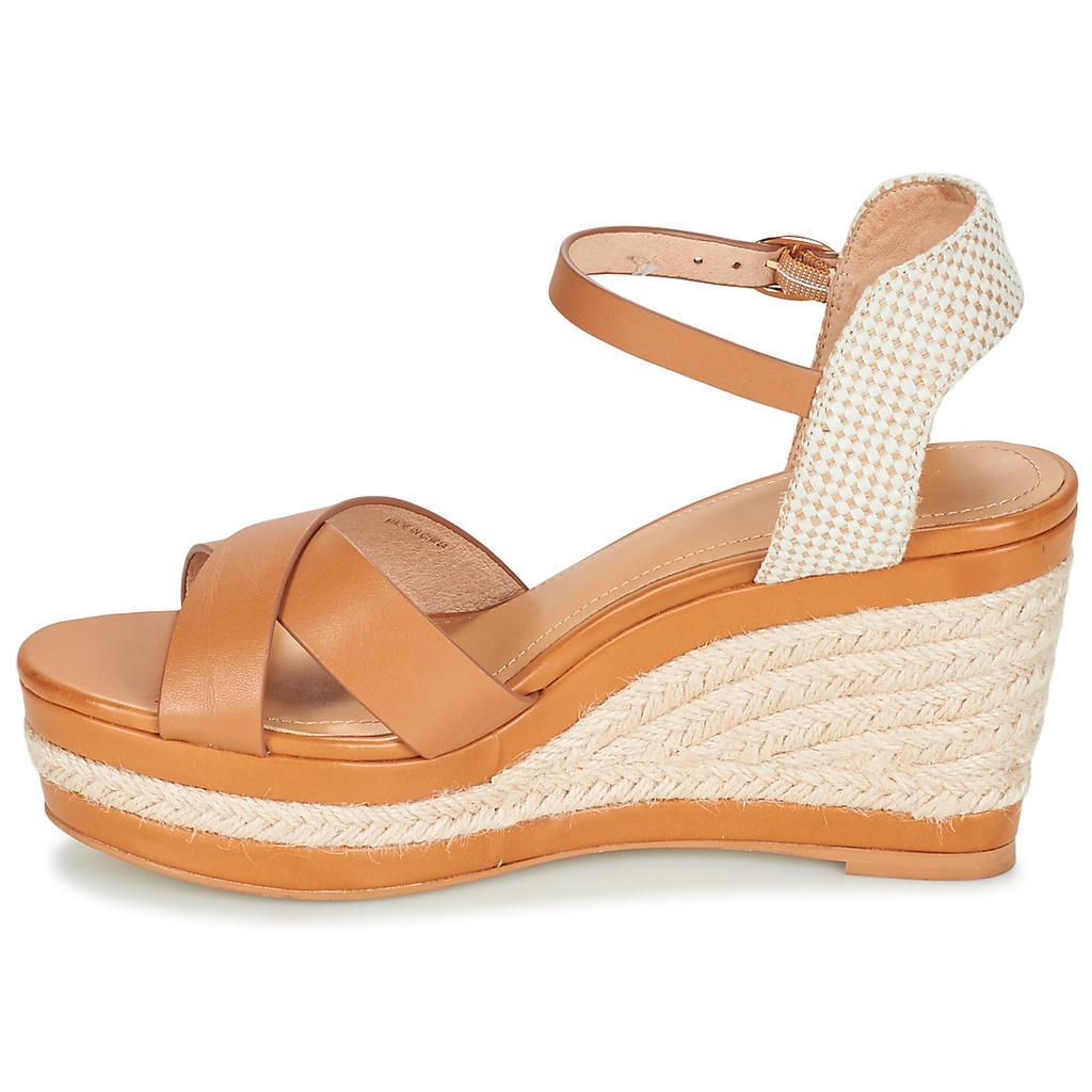 Andre Sandales
 Femme Sand Cuir Marron Beige