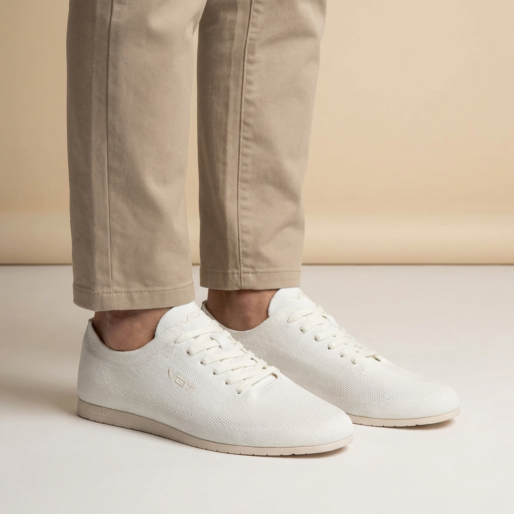 Vo7 Basket
 Yacht Knit Homme White