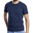 Depart T-Shirt Homme
  Bleu 100% Coton Simple 