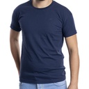 Depart T-Shirt Homme
  Bleu Marine 100% Coton Simple 