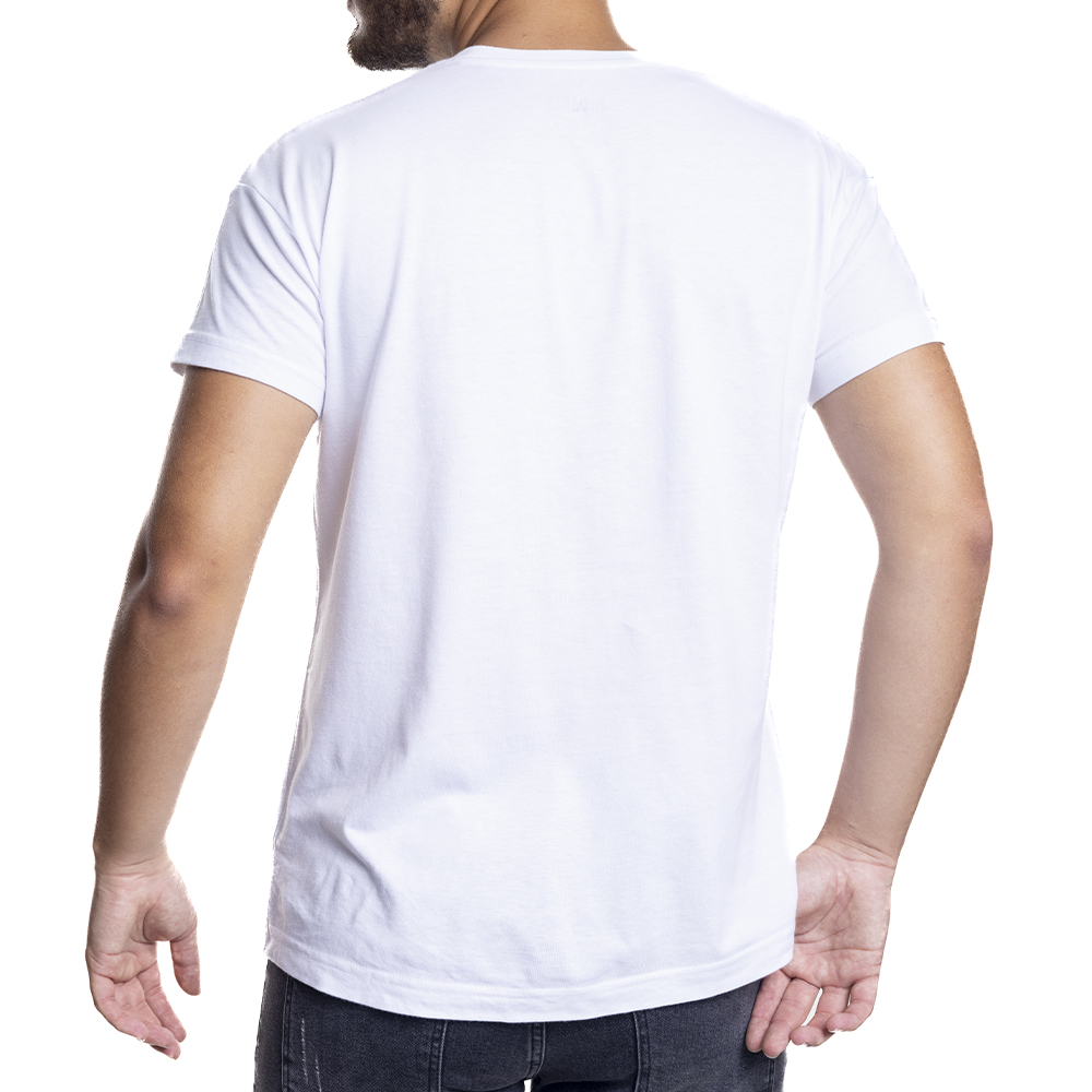 Depart T-Shirt Homme
  Blanc 100% Coton Simple 
