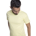 Depart T-Shirt Homme
  Jaune 100% Coton Simple 