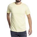 Depart T-Shirt Homme
  Jaune 100% Coton Simple 