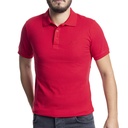 Depart Polo Shirt Homme
 Regular Rouge 100% Coton