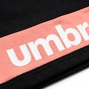 Umbro Short Lifestyle
 Homme Coton Noir Saumon