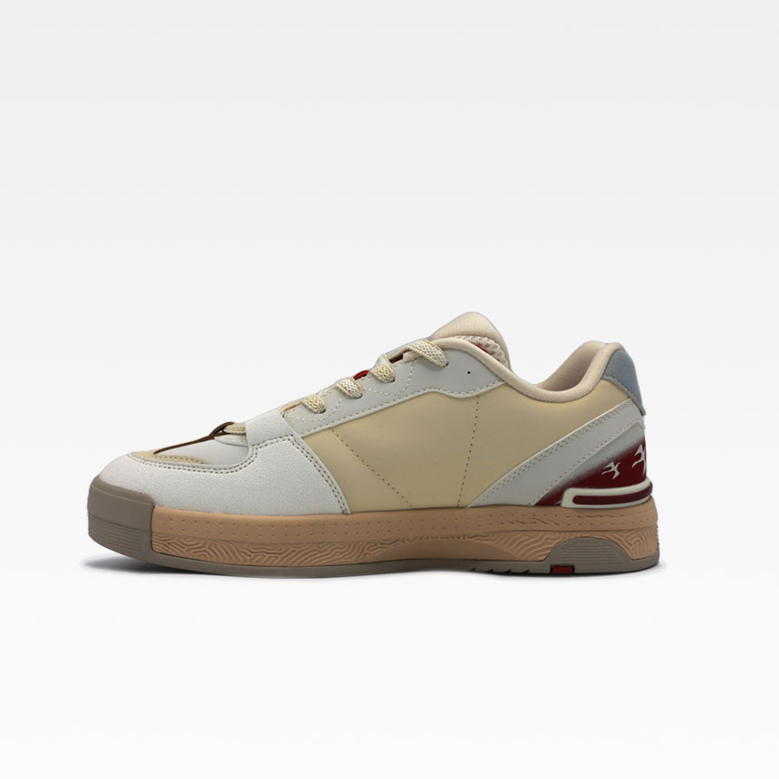 Peak Casual Shoes Off White Red