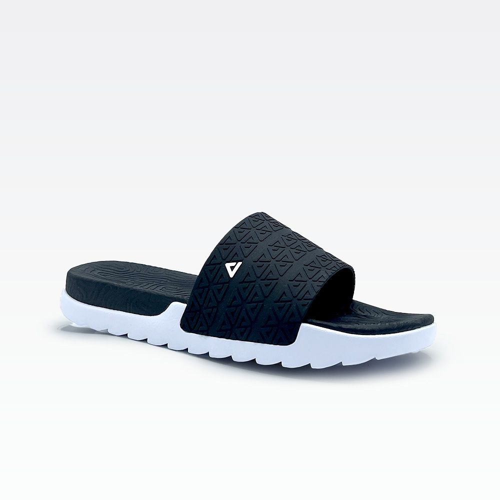 Peak Slippers White/Black