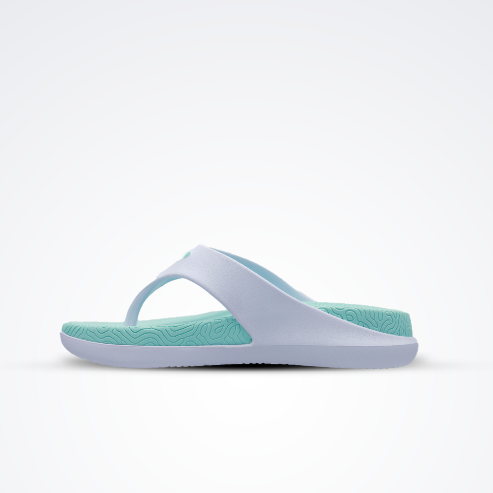 Peak Slippers White/Ice Blue